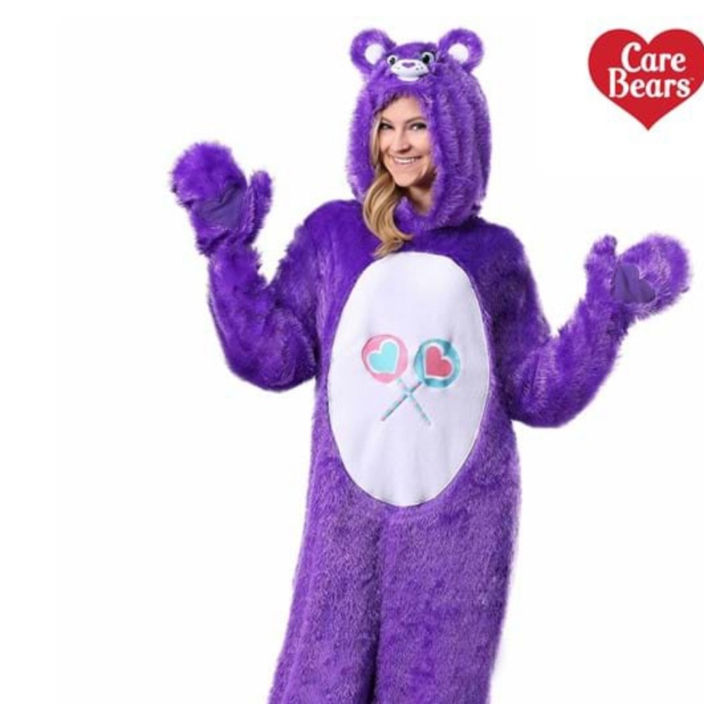 Care Bears Purple Fuzzy Costume